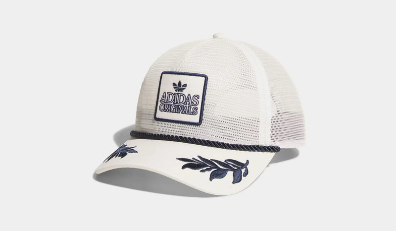 Major Mesh Trucker Mens Hat (White/Navy)