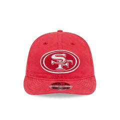 San Francisco 49Ers Canvas Felt Retro Crown 9FIFTY Strapback Hat