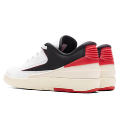 Women'S Air Jordan 2 Retro Low - White/University Red/Coconut Milk