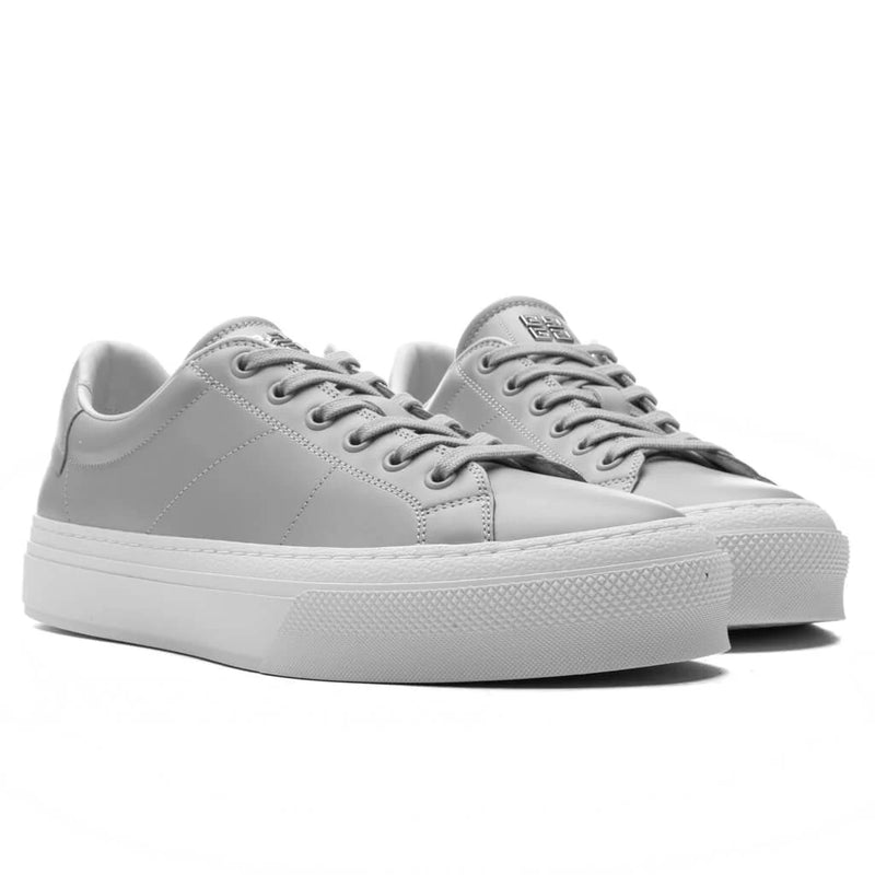 City Sport Sneakers in Leather - Light Grey