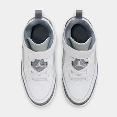 Spizike Low Preschool Lifestyle Shoes (White/Anthracite/Wolf Grey/Cool Grey)