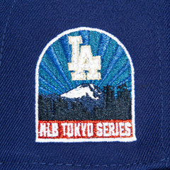 New Era 59Fifty Los Angeles Dodgers 2025 MLB Tokyo Series Patch Script Hat - Royal