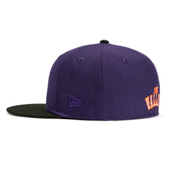 New Era 59Fifty Phoenix Suns Logo Patch Alternate City Edition Hat - Purple, Black