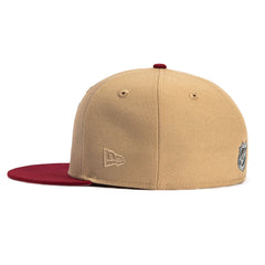 New Era 59Fifty Vegas Golden Knights Logo Patch Hat - Tan, Cardinal