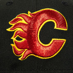 New Era 59Fifty Calgary Flames Team UV Hat - Black