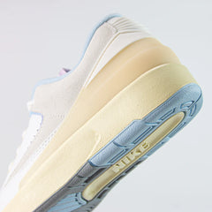 WMNS Nike Air Jordan 2 Retro Low Summit White Varsity Red Blue Beige Sneaker Shoe Trainer