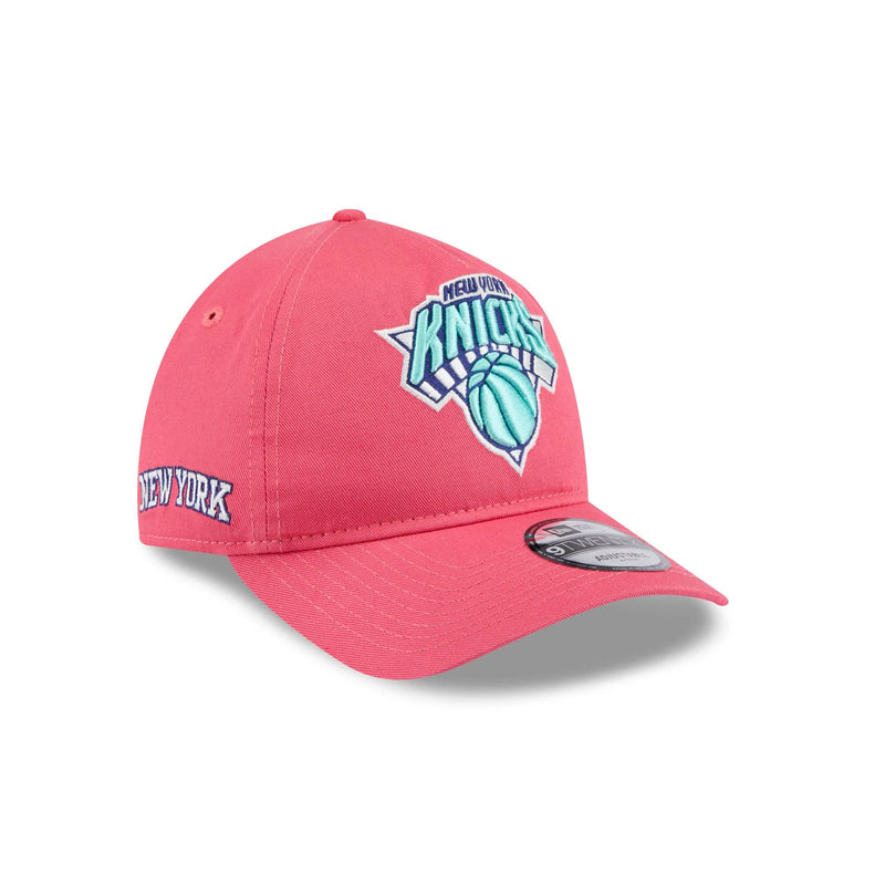 New York Knicks Coral 9TWENTY A-Frame Adjustable Hat