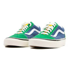 Vans Old Skool 36 DX OG Green Blue White Yellow Sneaker Shoe Trainer