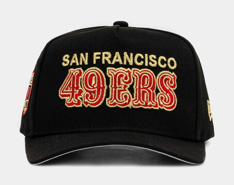 San Francisco 49Ers XXIV Superbowl 950AF Snapback Mens Hat (Black/Red)