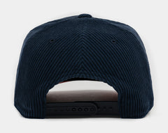 Houston Texans Corduroy Snapback Mens Hat (Navy/Red)