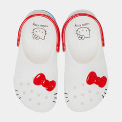 Hello Kitty Classic Clog Infant Toddler Sandals (White/Red)