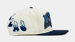 All Star Dallas Mavericks 950AF Snapback Mens Hat (White/Blue/Black)