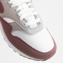 Wmns Nike Air Max 1 Summit White Smokey Mauve Grey Pink DZ2628-104 Sneaker Shoe Trainer