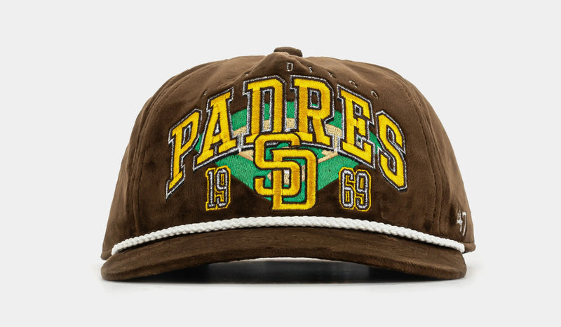 San Diego Padres Go Big Hitch Snapback Mens Hat (Brown/Yellow)