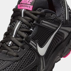 Zoom Vomero 5 Grade School Running Shoes (Black/Metallic Platinm/Anthracite)