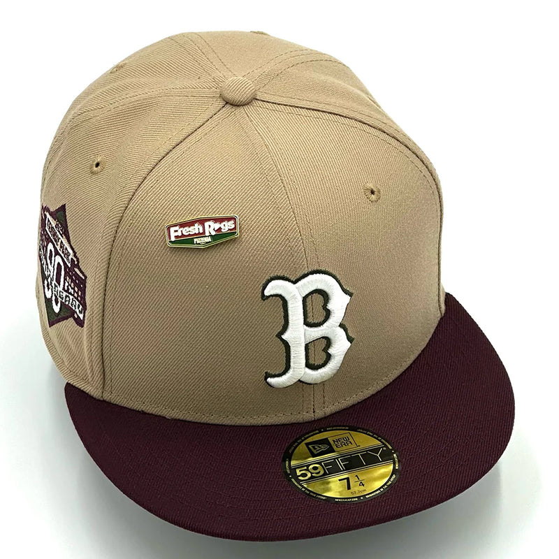 NEW ERA CAP 59FIFTY Boston Red Sox 90Th Ann Side PATCH 