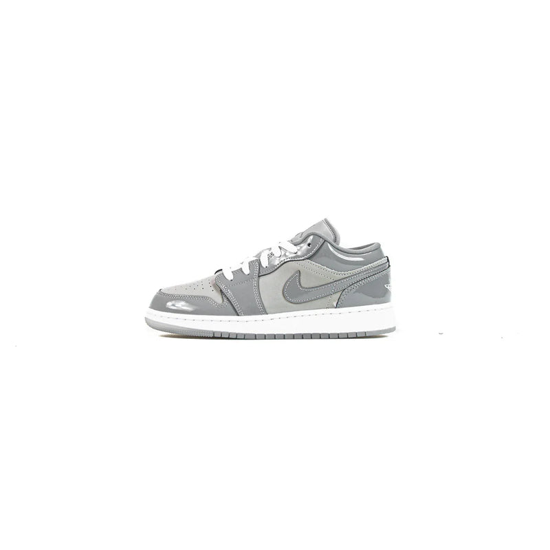 Kids Nike Air Jordan 1 Low SE GS Medium Grey White HF3188-011 Sneaker Shoe Trainer