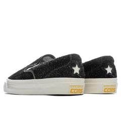 Converse X GOLF Le FLEUR One Star CC Slip Pro - Black Beauty/Volcanic Glass/Egret