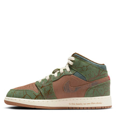 Air Jordan 1 Mid Sneaker School (Big Kid)