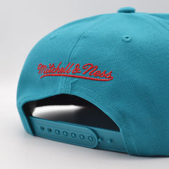 Detroit Pistons Mitchell & Ness NBA FRONT LOADED Snapback Hat- Green/Maroon