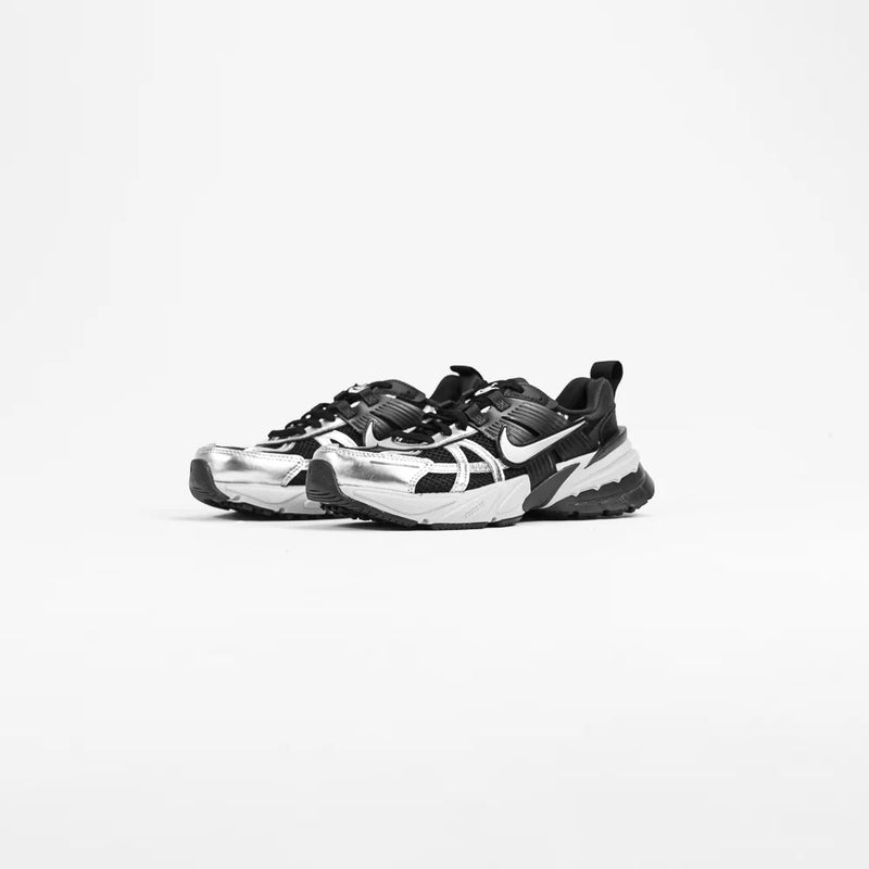 WMNS Nike V2K Run Black Metallic Silver White FD0736-005 Sneaker Shoe Trainer