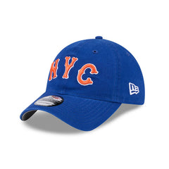 New Era 9Twenty New York Mets City Connect Patch Strapback Hat - Royal