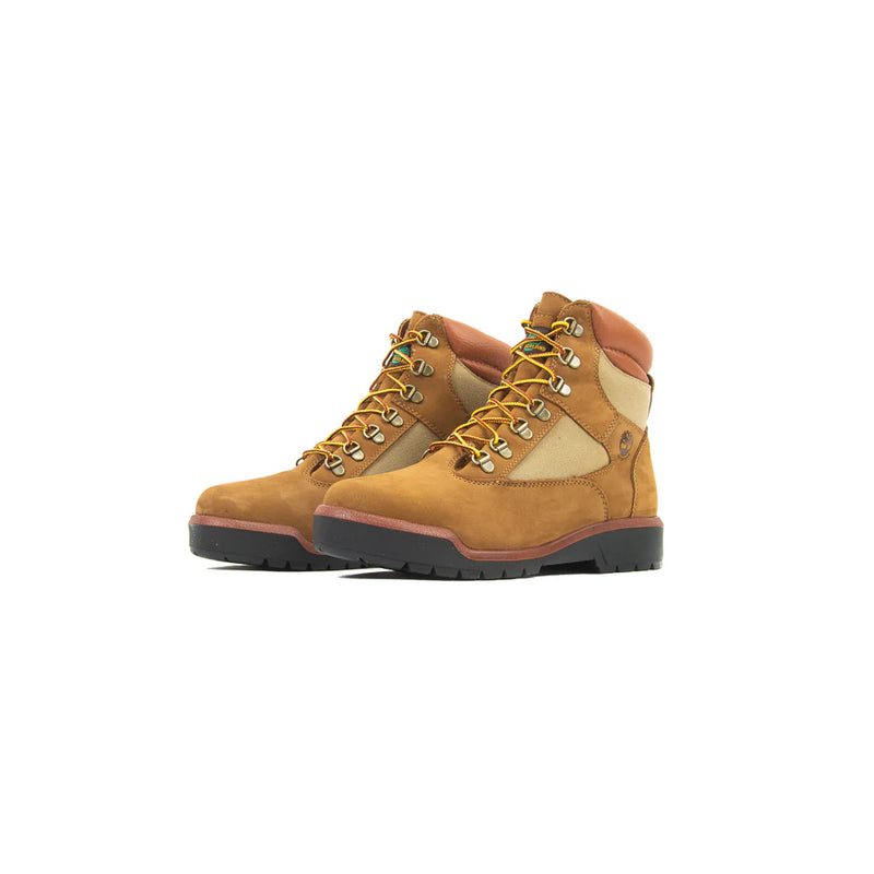 Timberland 6 Inch Field Boot Medium Brown Beige Yellow Black Snow Rainboots