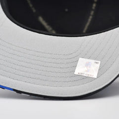 Atlanta Hawks Mitchell & Ness HYPER LOOPS Snapback Hat - Black/Red/Yellow