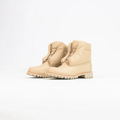 Timberland Vibram 6" Boot Light Beige Full Grain HO24 Snow Rain Boots