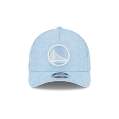 Golden State Warriors Cotton Weaver Blue 9FORTY M-Crown A-Frame Snapback Hat