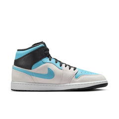 Air Jordan 1 Mid SE (Summit White/Blue Chill/Black)