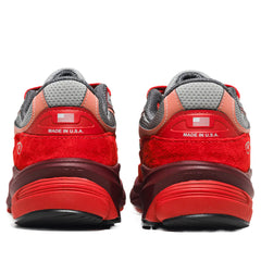 New Balance Made in USA 990V6 - Molten Lava/Monarch Burgundy