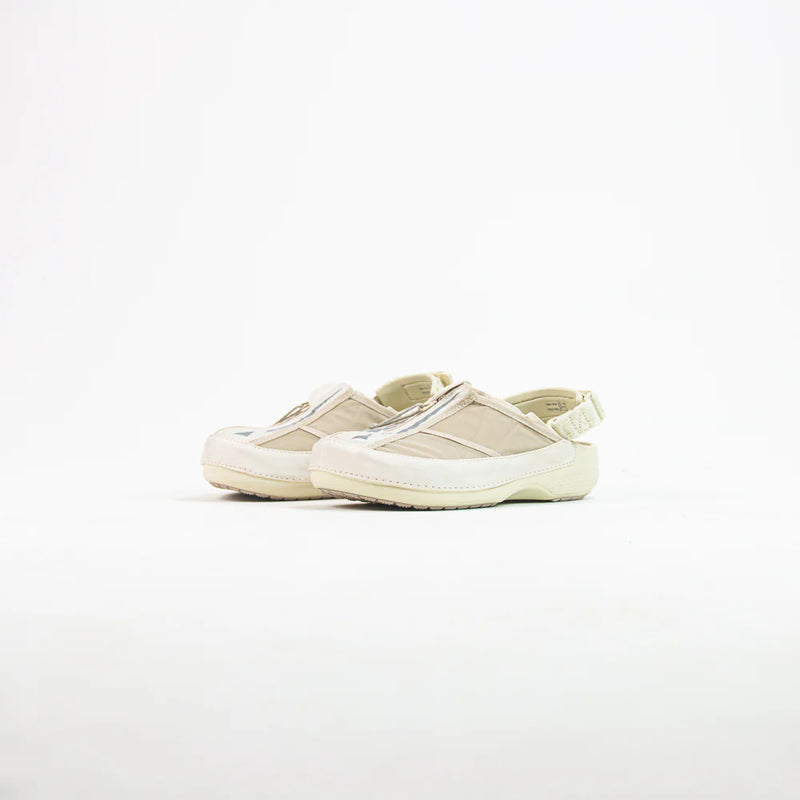 Crocs Classic Energy Running Vest Bone Beige White Slide Sandal Slipper