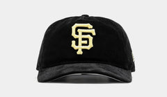 San Francisco Giants Golfer Snapback Mens Hat (Black/White)