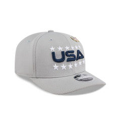 2025 Ryder Cup Team USA Gray 9SEVENTY Stretch-Snap Hat