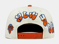 Shoe Palace Exclusive All Star New York Knicks 950AF Snapback Mens Hat (White/Blue/Yellow)