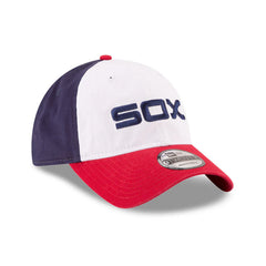 New Era 9Twenty Chicago White Sox Rail Strapback Hat - White, Navy, Red