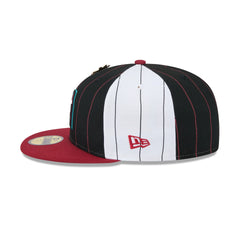 Arizona Diamondbacks Pinstripe League Pin 59FIFTY Fitted Hat