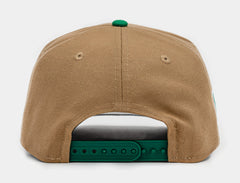 Mexico Curve Khaki 950AF Snapback Mens Hat (Khaki/Green)