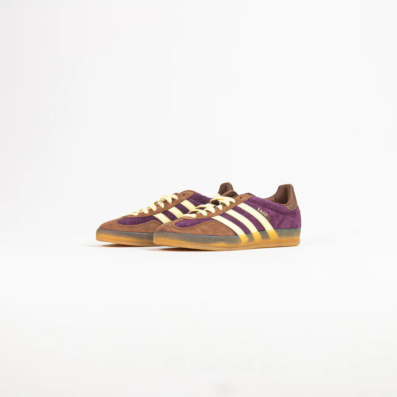 Adidas Gazelle Indoor Maroon Almost Yellow Preloved Brown Purple White JI0324 Sneaker Shoe Trainer