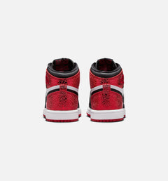 Air Jordan 1 Retro High OG Ruby Preschool Lifestyle Shoe - Varsity Red/Black/White