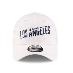 New Era 39Thirty Los Angeles Dodgers Speckle Stretch Fitted Hat - White