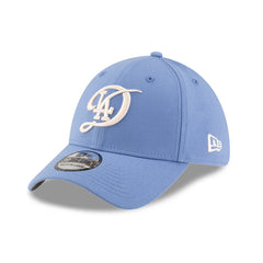 New Era 39Thirty Los Angeles Dodgers 2024 City Connect Stretch Fitted Hat - Light Blue