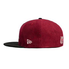 New Era 59Fifty Arizona Cardinals Script Corduroy Hat - Cardinal, Black