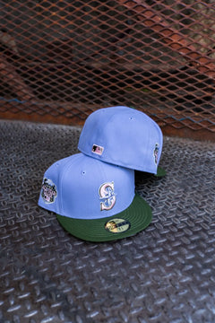 New Era Seattle Mariners 2023 All-Star Game Grey UV (Lavender/Olive) 59Fifty Fitted