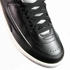 Kids Nike Air Jordan 2 Retro GS Black Cement Grey Fire Red White Sneaker Shoe Trainer