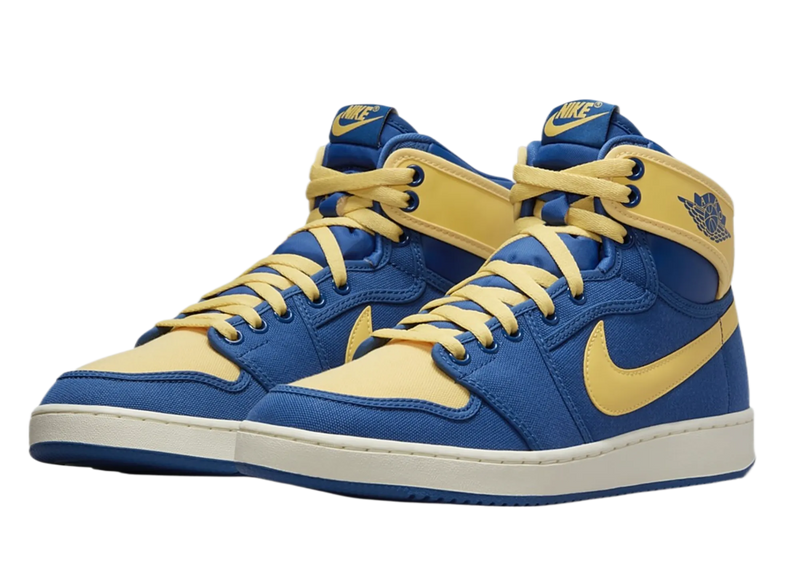 Nike AJKO 1 TRUE BLUE SOLD SAIL White Yellow DO5047-407 Sneaker Shoe Trainer