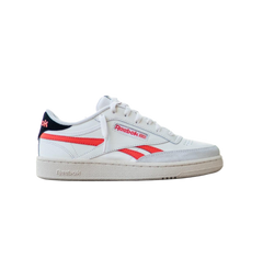 Reebok Club C Revenge White Infrared Orange Black Sneaker Shoe Trainer