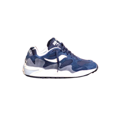 Saucony Grid Shadow 2 Navy Blue Cream White Grey Sneaker Shoe Trainer
