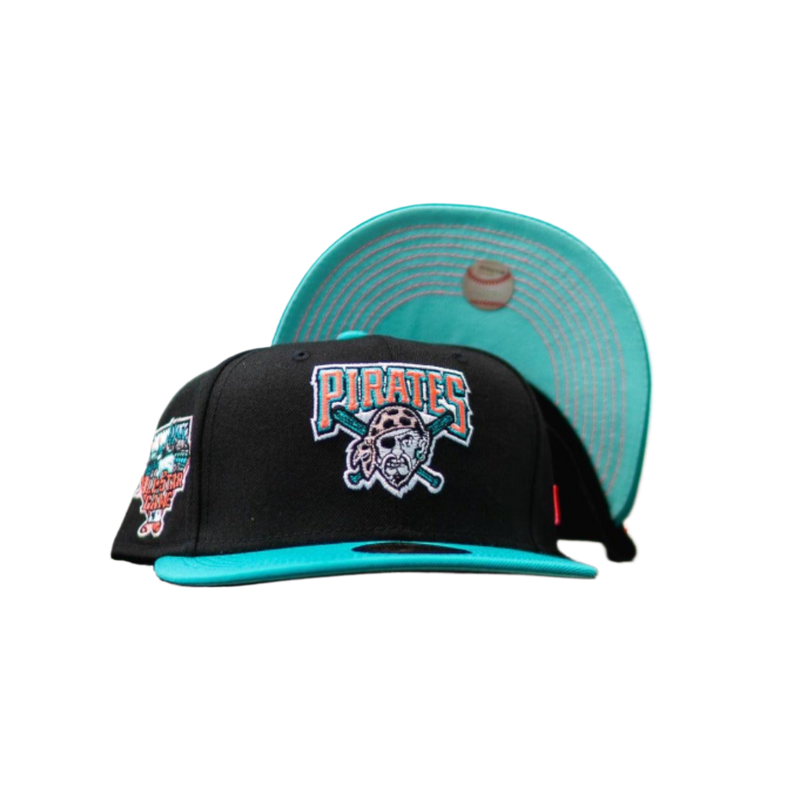 New Era Pittsburgh Pirates '06 ASG Black Teal Mint Blue 59Fifty 5950 PatchFitted